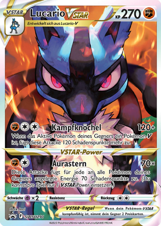 Lucario VSTAR (SWSH 291) – Deutsch – Sealed