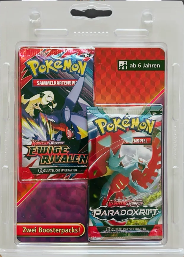 Pokémon 2-Pack Blister – Ewige Rivalen & Paradox Rift (Deutsch)