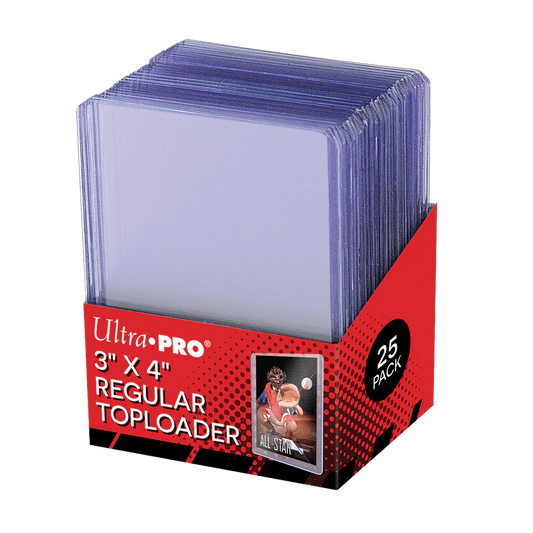 Ultra PRO 3" x 4" Clear Regular Toploader für Karten (25 Stück)