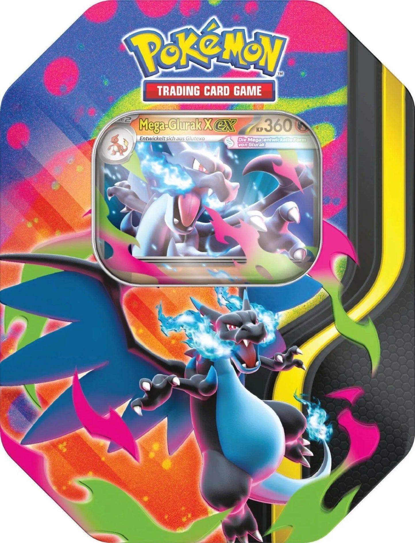 Pokémon Mega Glurak X ex Tin-Box (Deutsch)