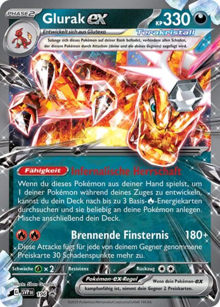 Glurak ex (SVP 196) – Deutsch – Near Mint (NM)