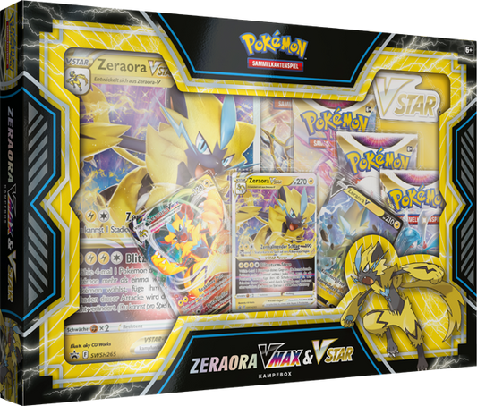 Pokémon Zeraora VMAX & VSTAR Kampfbox (Deutsch)