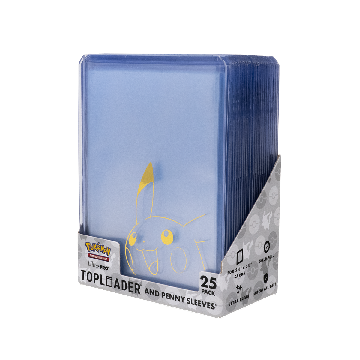 Ultra PRO Pikachu Toploader & Penny Sleeves Combo Pack (25er) – Pokémon TCG